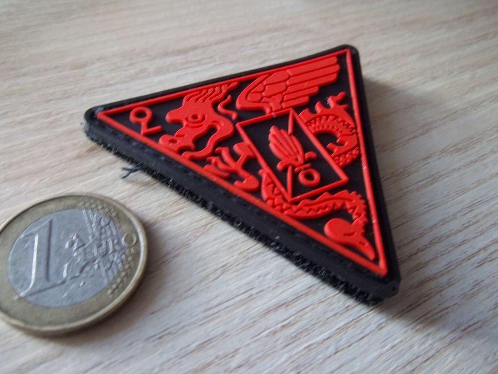 &eacute;cusson PVC 2e r&eacute;giment &eacute;tranger de parachutistes insigne 