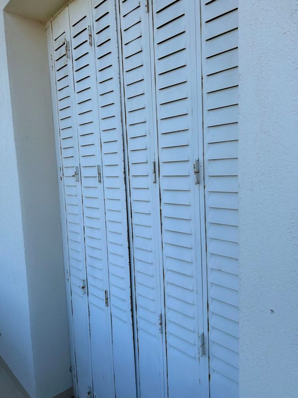 5 grands volets Haussmanien Luxe blanc art a la francaise Bricolage