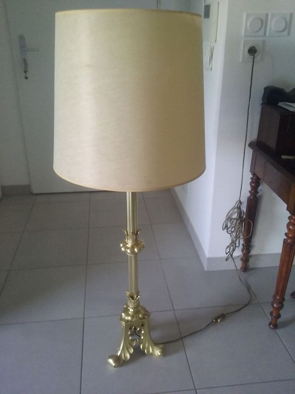 PIC CIERGE mont&eacute; en lampadaire Décoration