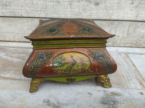 Boite T�le Publicitaire Biscuits Huntley et Palmers ca1910 1 Loches (37)