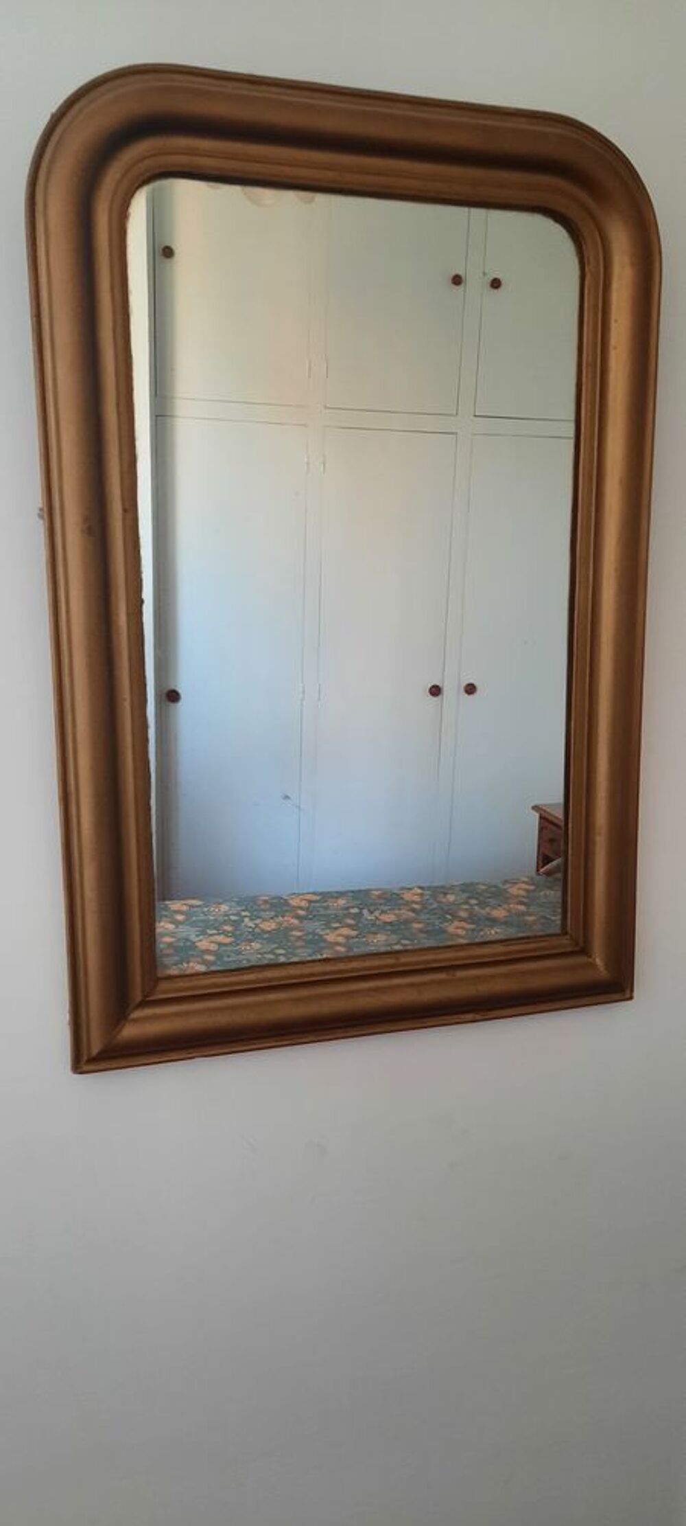 Ancien miroir style Louis Philippe dor&eacute; Meubles