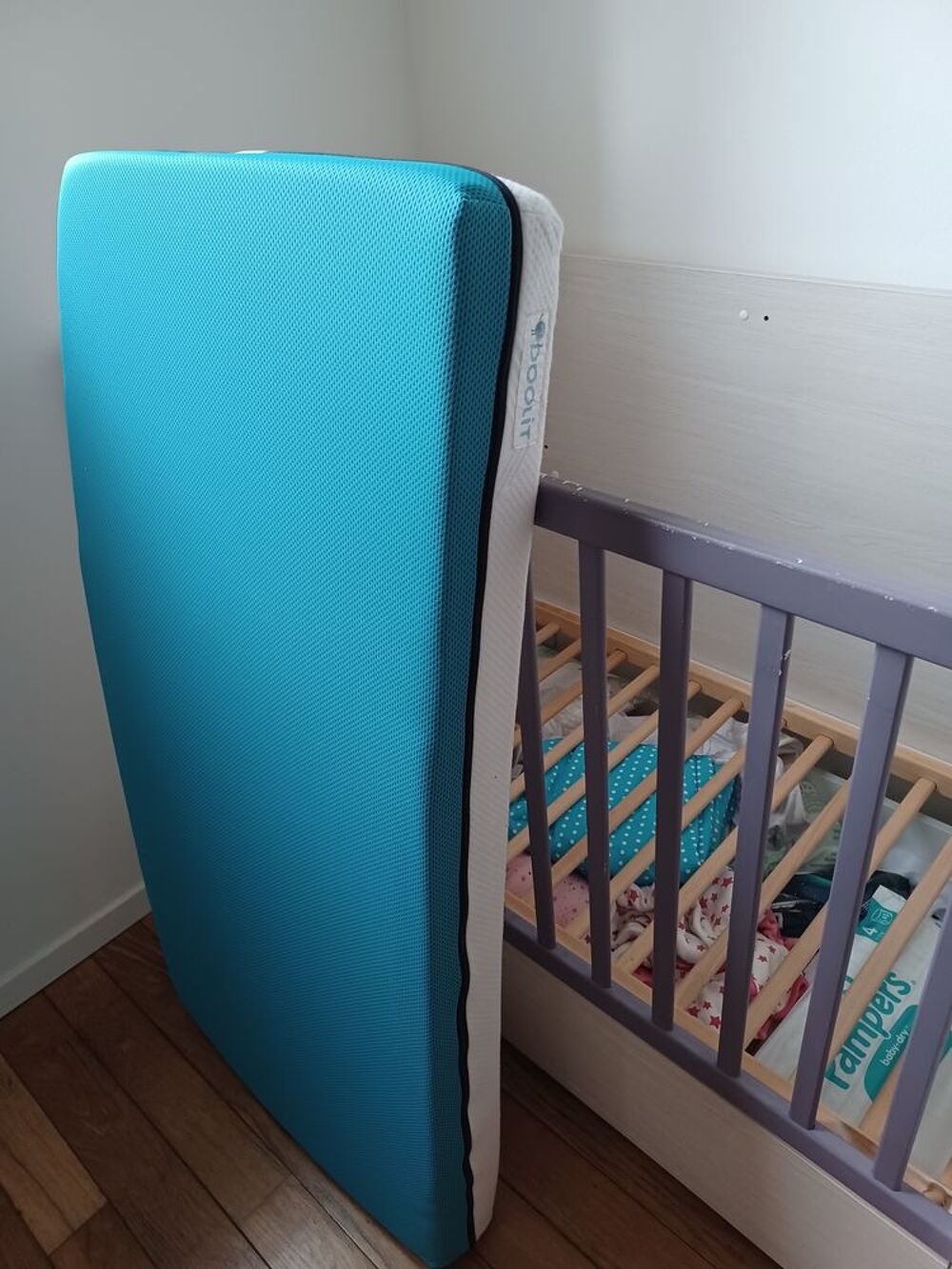Lit b&eacute;b&eacute; &eacute;volutif Sauthon Meubles