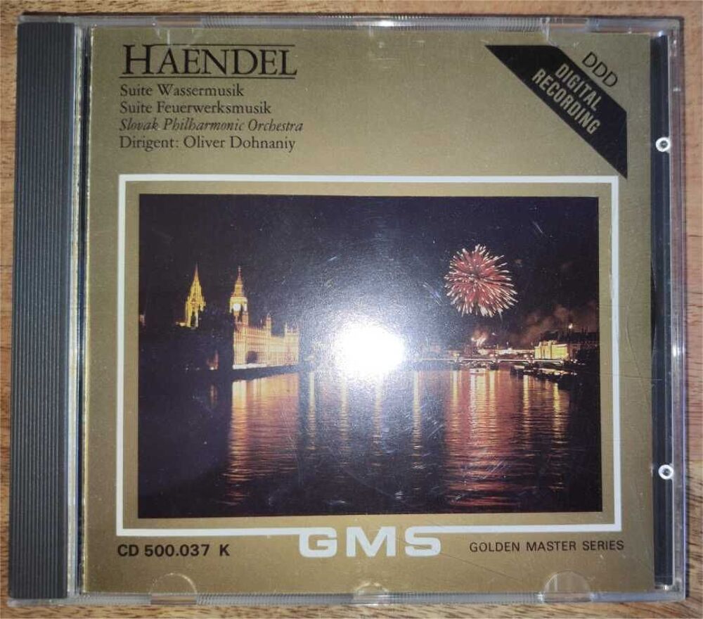 Haendel Wassermusik CD et vinyles