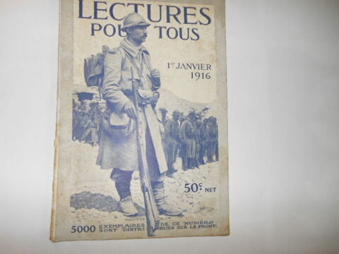 lecture pour tous du 1er janvier 1916 pa81 5 Grzieu-la-Varenne (69)