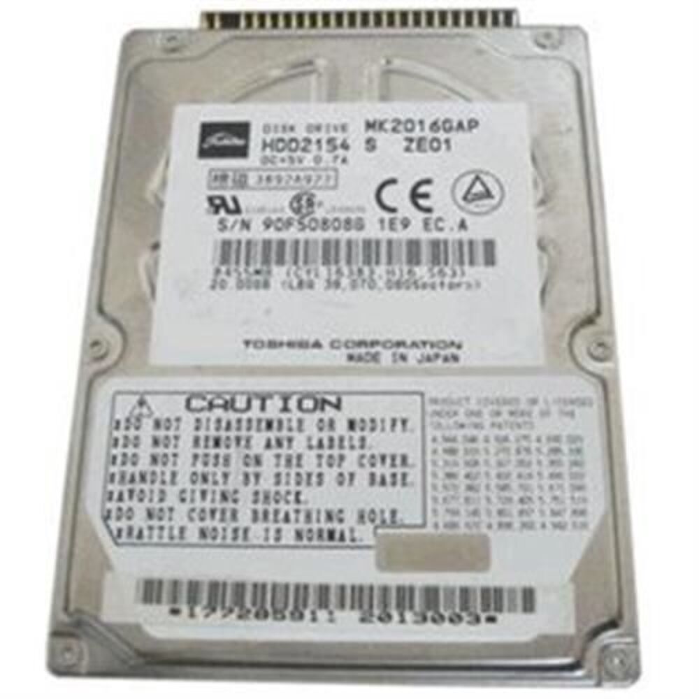 disque dur Toshiba MK2016GAP 20Gb 2.5" Internal PATA Matériel informatique