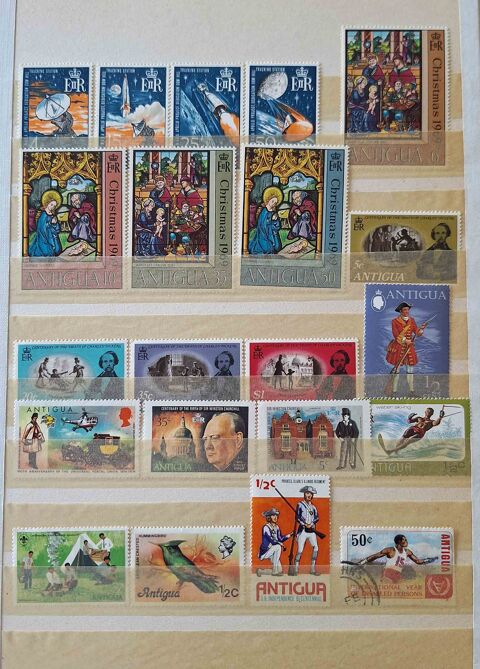 Série de timbres de collection d'Antigua 10 Gap (05)