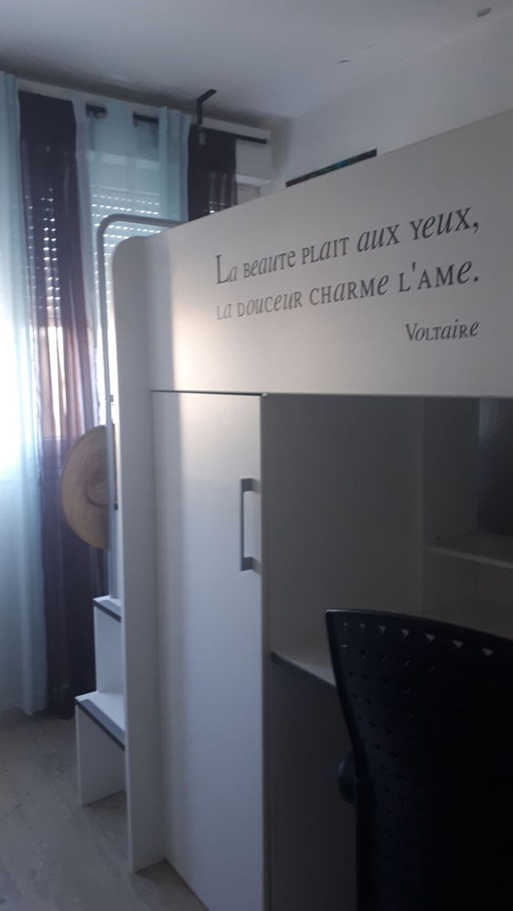lit meuble armoire bureau blanc Meubles