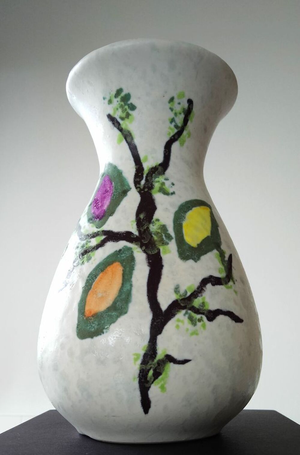 Vase en c&eacute;ramique Allemagne de l'Ouest vintage Décoration