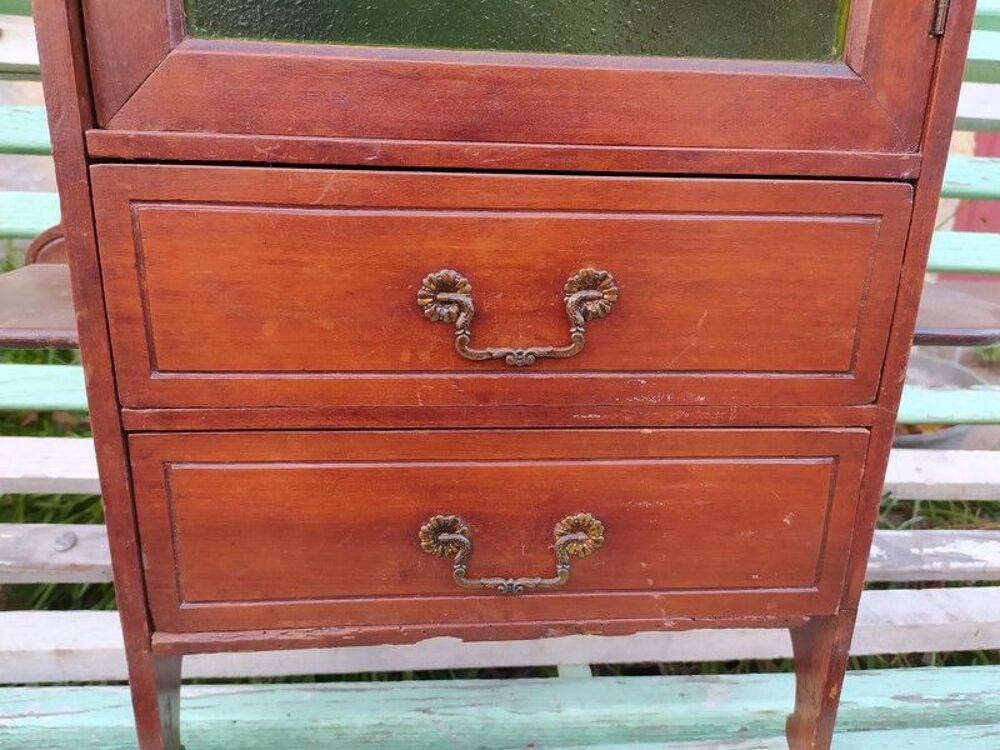 Ancienne Petite Armoire Vitrine Art Nouveau Meubles
