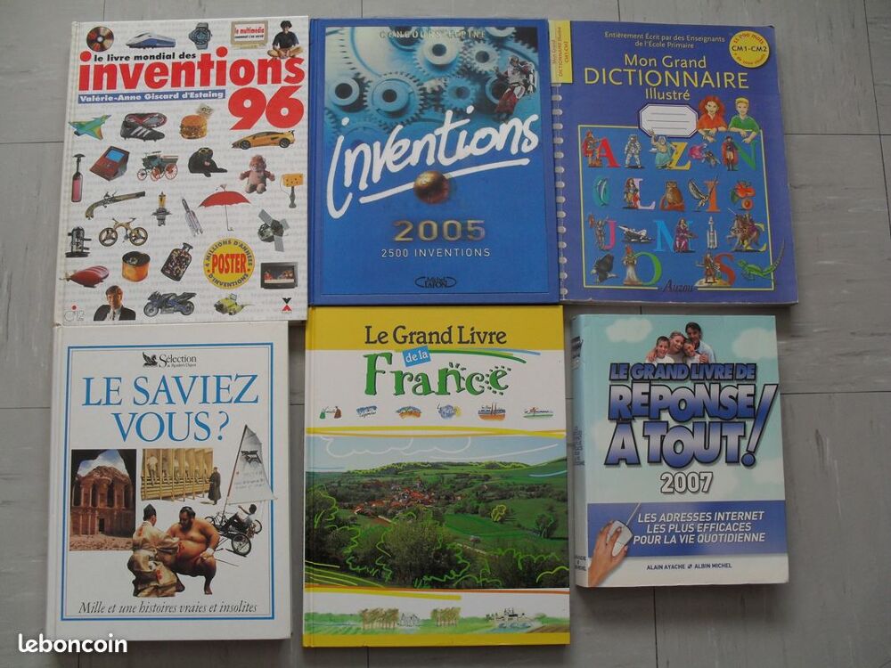 Gros lot 70 livres tous genres sport culture jeunesse g&eacute;o Livres et BD