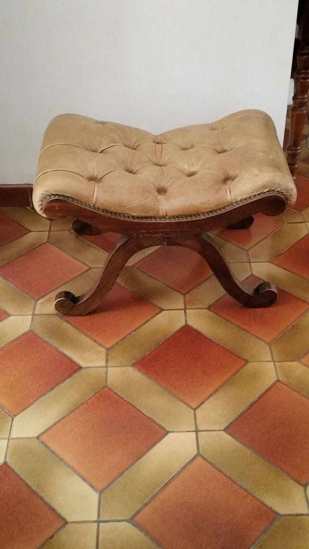 Canap&eacute; Chesterfields 3 Fauteuils repose pieds Meubles