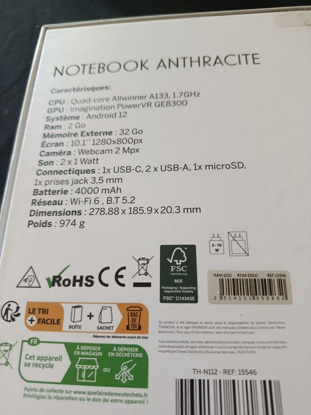 Ordinateur Notebook Matériel informatique
