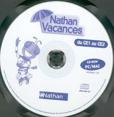 Nathan vacances du CE1 au CE2 ? 7 ? 9  ans ?PC/MAC?ducatif 10 Septmes-les-Vallons (13)