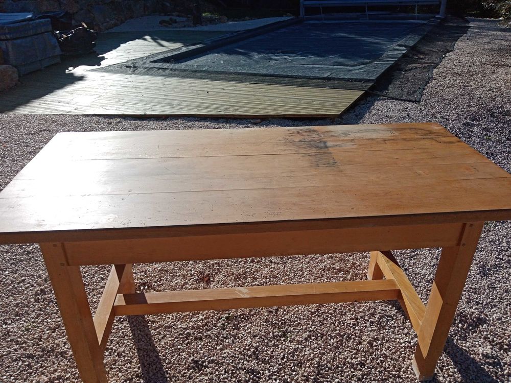 table rectangulaire en bois massif Meubles