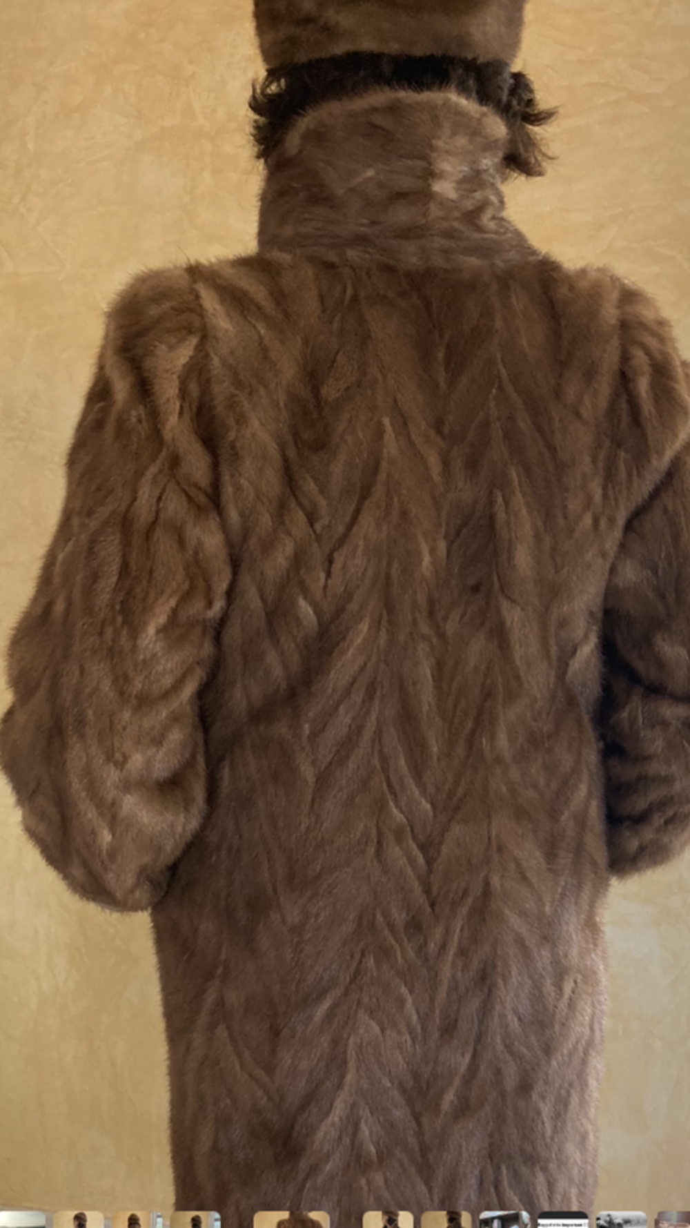 Manteau et capuche vison Vêtements