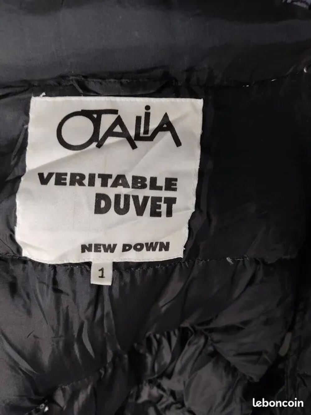 Doudoune manteau Parka femme OTALIA 38/40 Vêtements