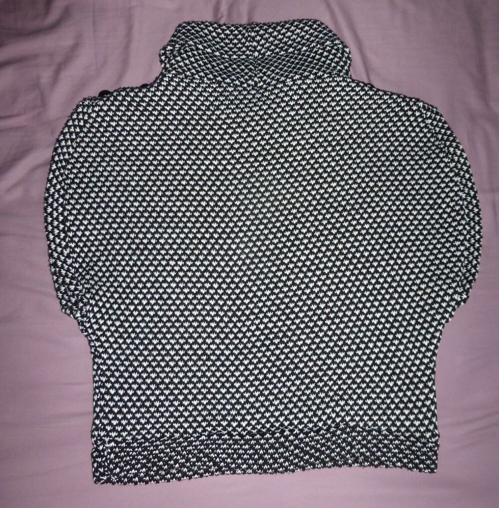PULL MOUCHETE NOIR/BLANC - taille 40 Vêtements