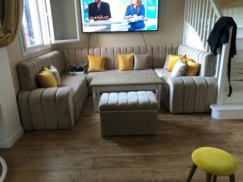 Salon marocain 3 assises + pouf coffre ? Très bon état Bruyères-sur-Oise (95)