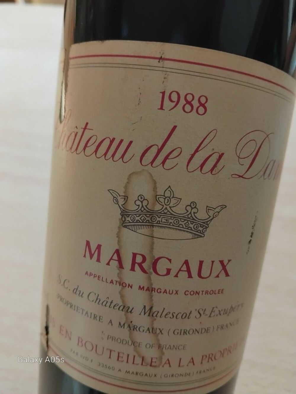 chateau de la dame 1988 - Margaux-75cl 