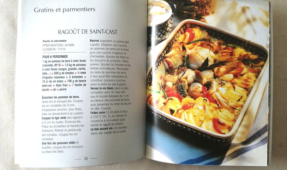 Livre de cuisine : Pomme de Terre 30 recettes irr&eacute;sistibles Livres et BD