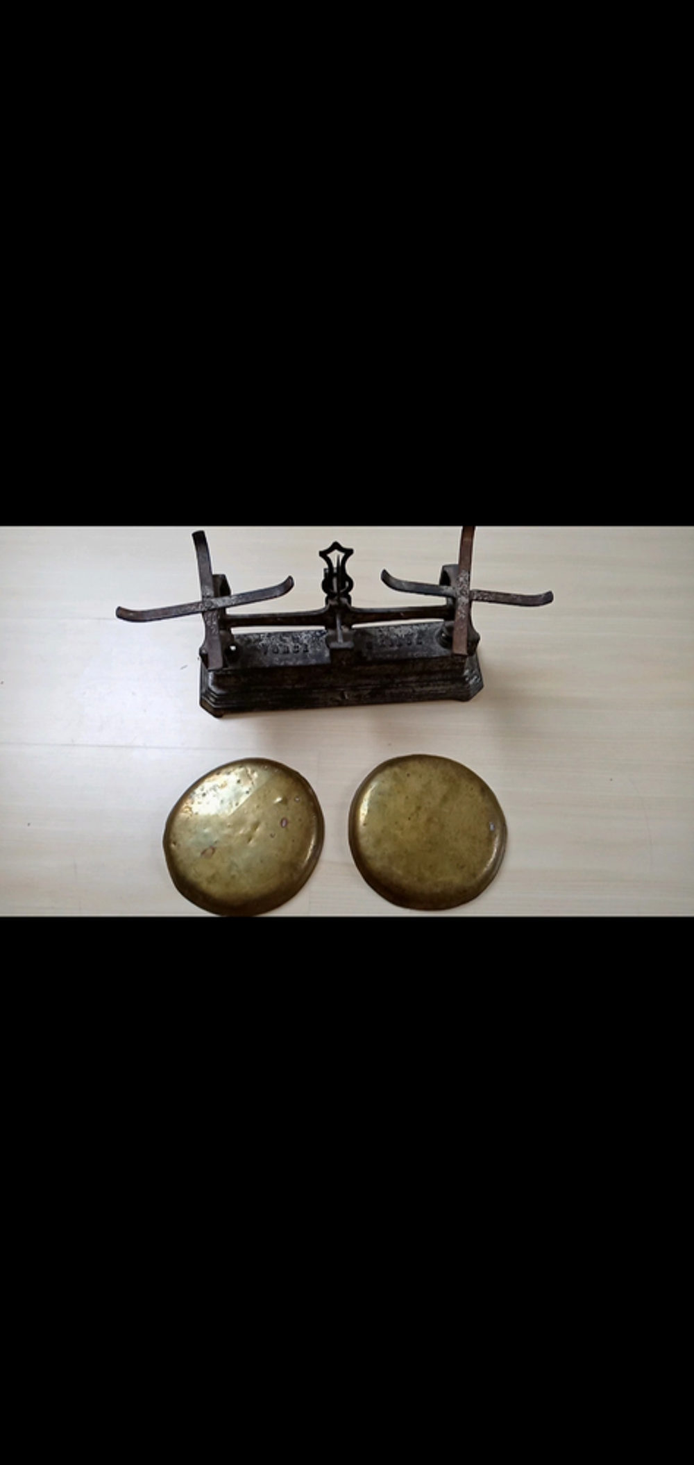 P&egrave;se alimentaire balance ancienne
Décoration