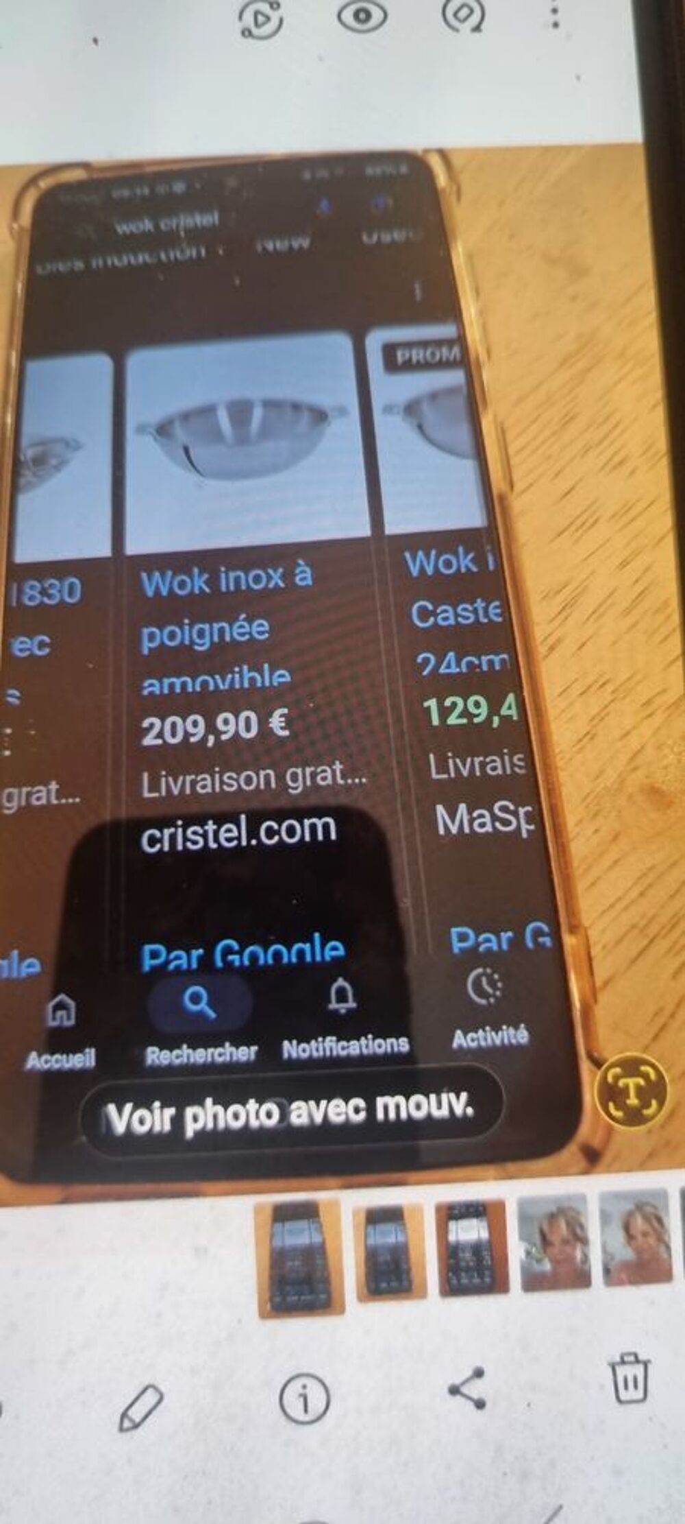 Wok inox, CRISTEL Electroménager