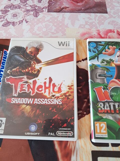 JEU WII TENCHU vintage vidéo loisirs collection manga anime 24 Fèves (57)