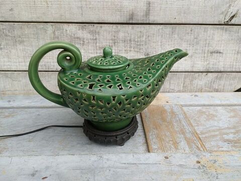 Ancienne Lampe d'Aladin Cramic Genie lamp Germany 65 Loches (37)
