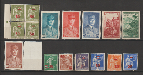TIMBRES NEUFS** ANNEE 1941
17 Valros (34)