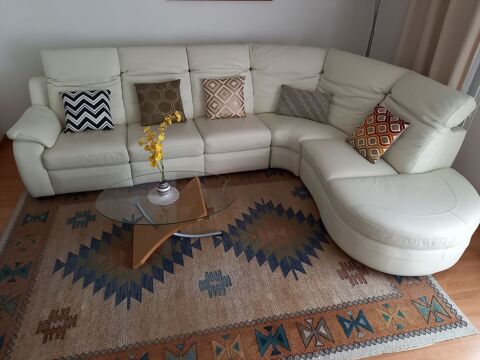 Affaire � saisir ! Canap� angle en cuir 6 places avec relax 1950 Villejuif (94)