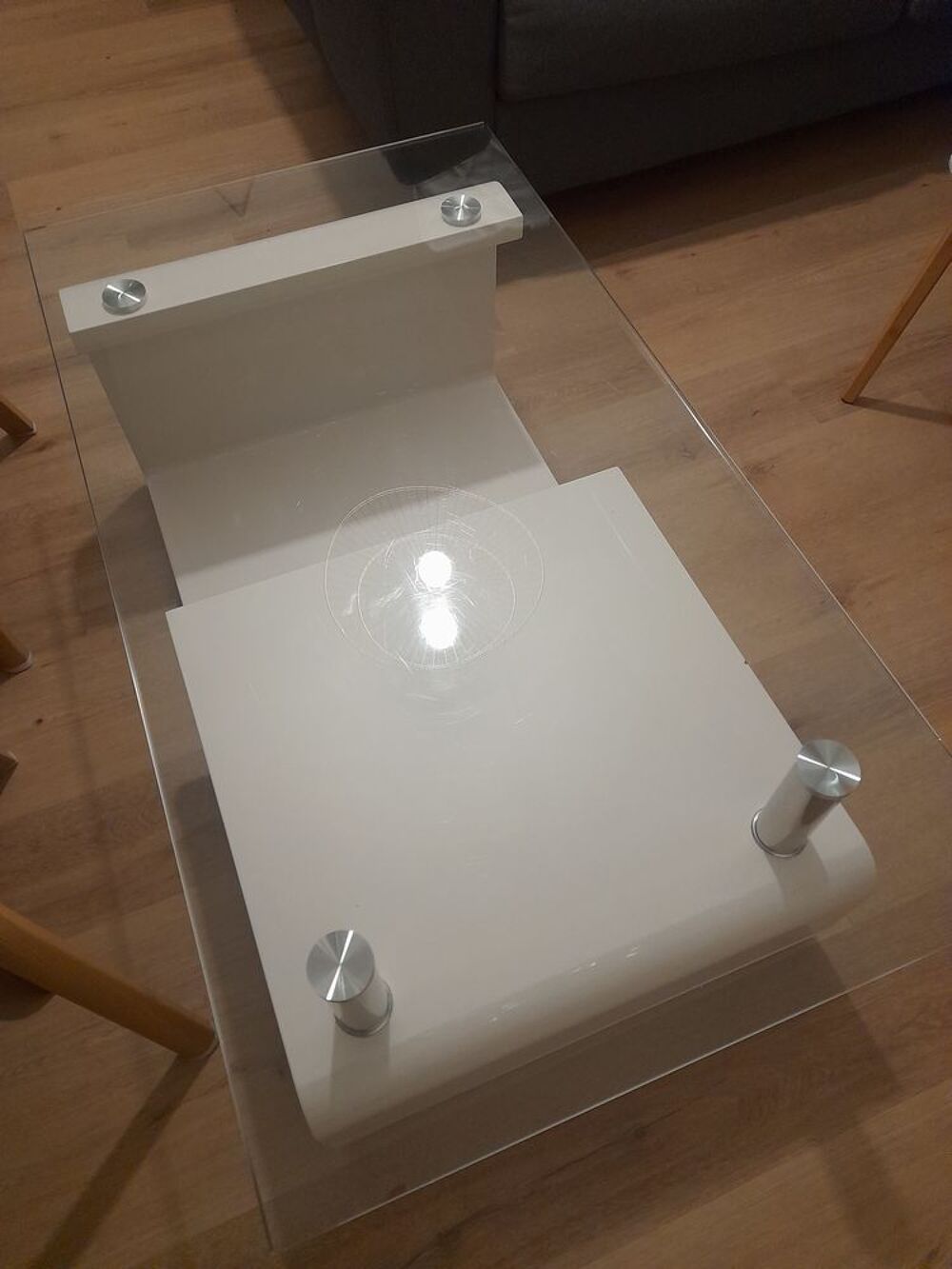 Magnifique Table basse Blanche Design Meubles