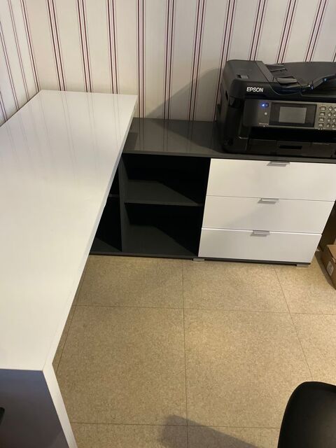 Bureau angle Pivola bicolore 150 Agen (47)