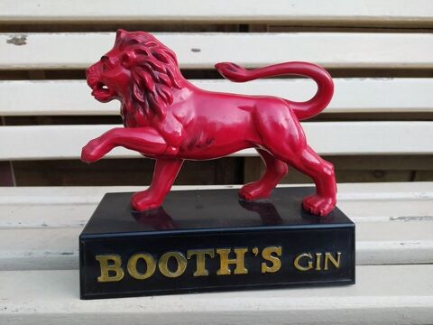 Figurine Publicitaire Lion Booth's Gin D�co Caf� Bistrot 60 Loches (37)