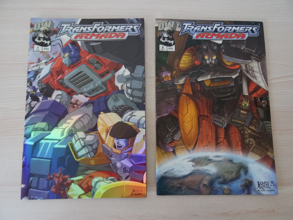 TRANSFORMERS DW DreamWave Comics Armada #1 Holofoil cover Livres et BD