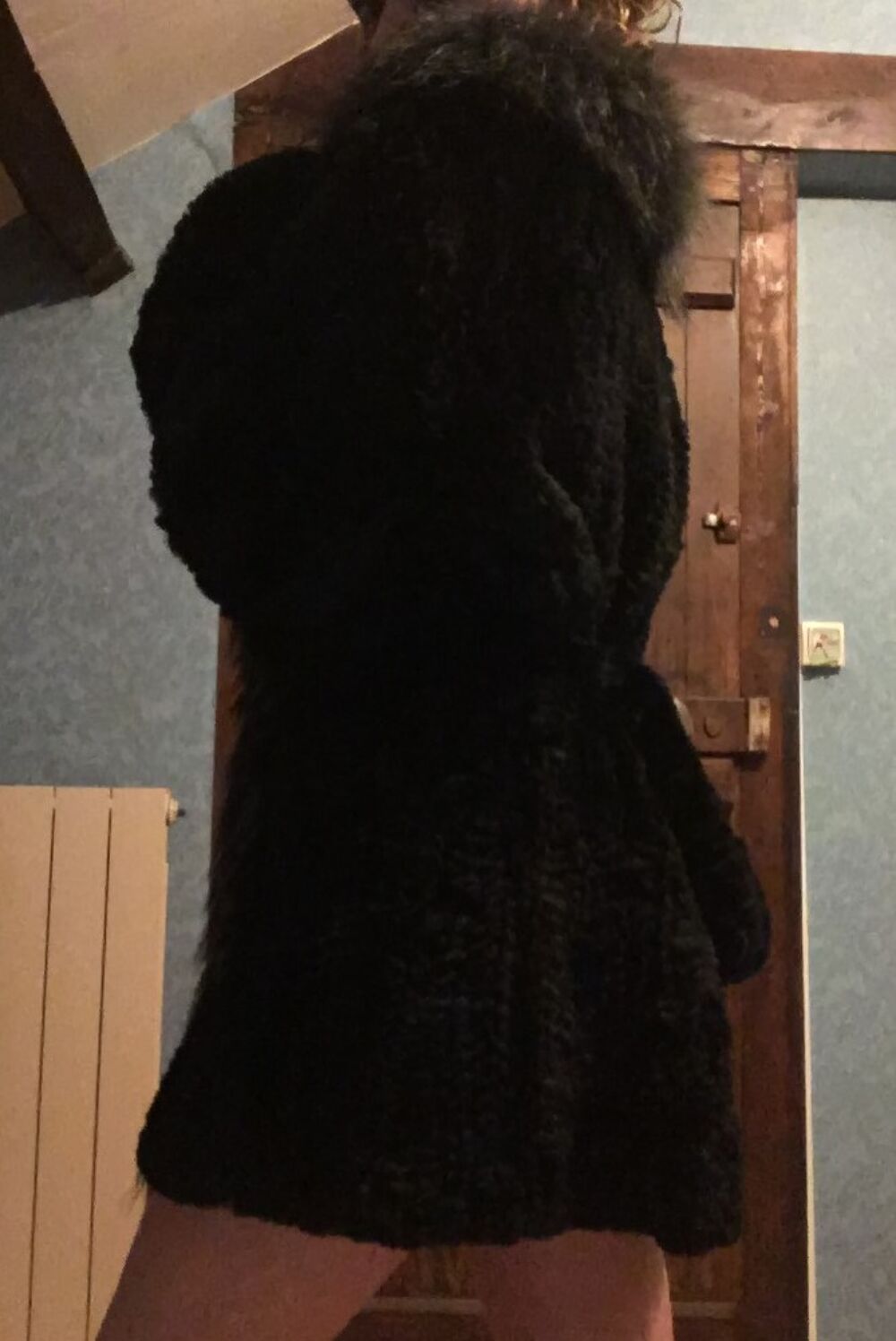 Manteau en laine angora Vêtements