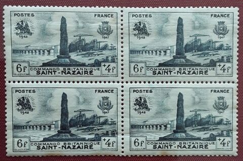 TIMBRE à collection SAINT NAZAIRE Commando britanique 1 Pontoise (95)