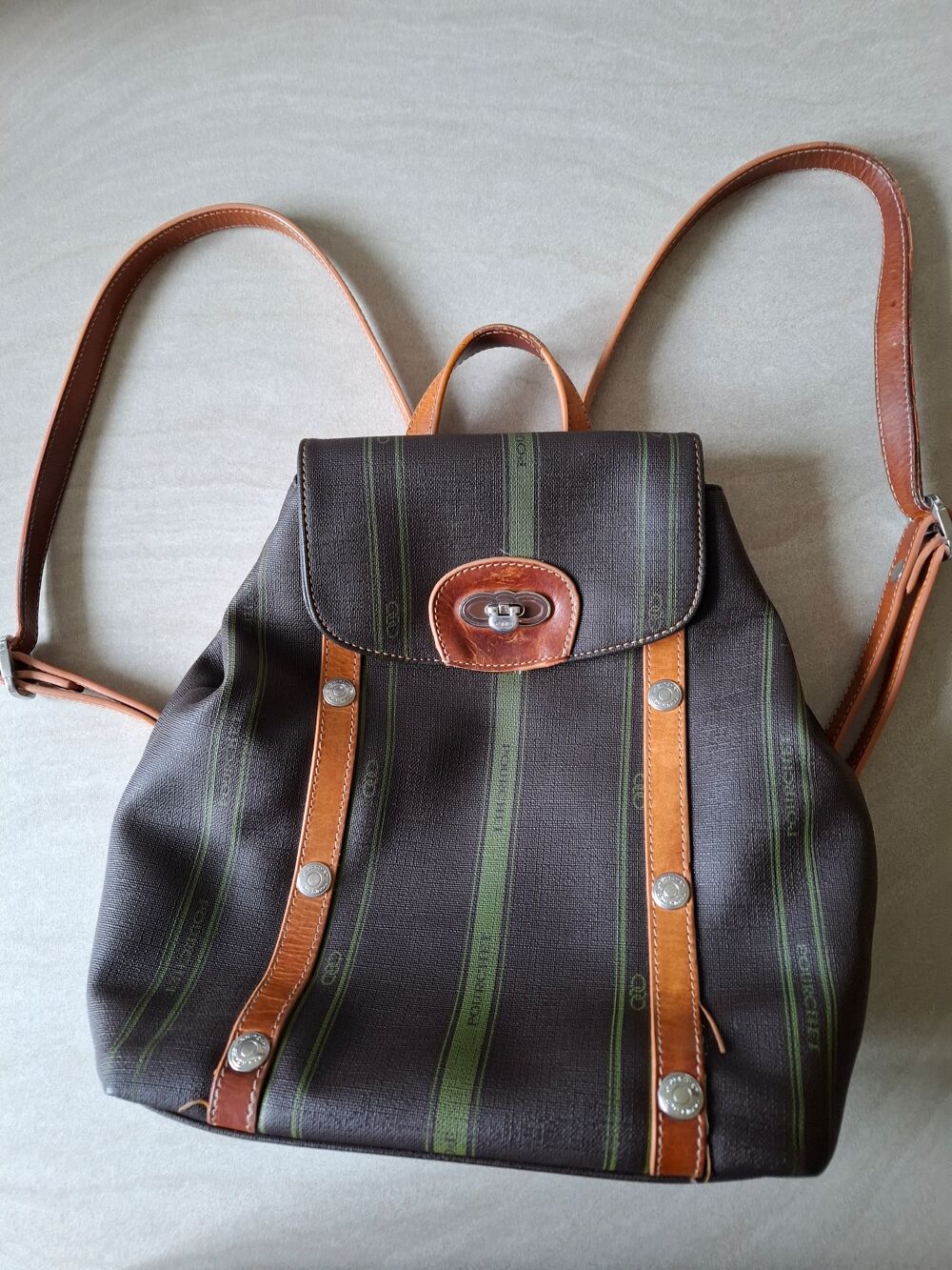 Sac &agrave; dos femme de ville en cuir Pourchet Maroquinerie