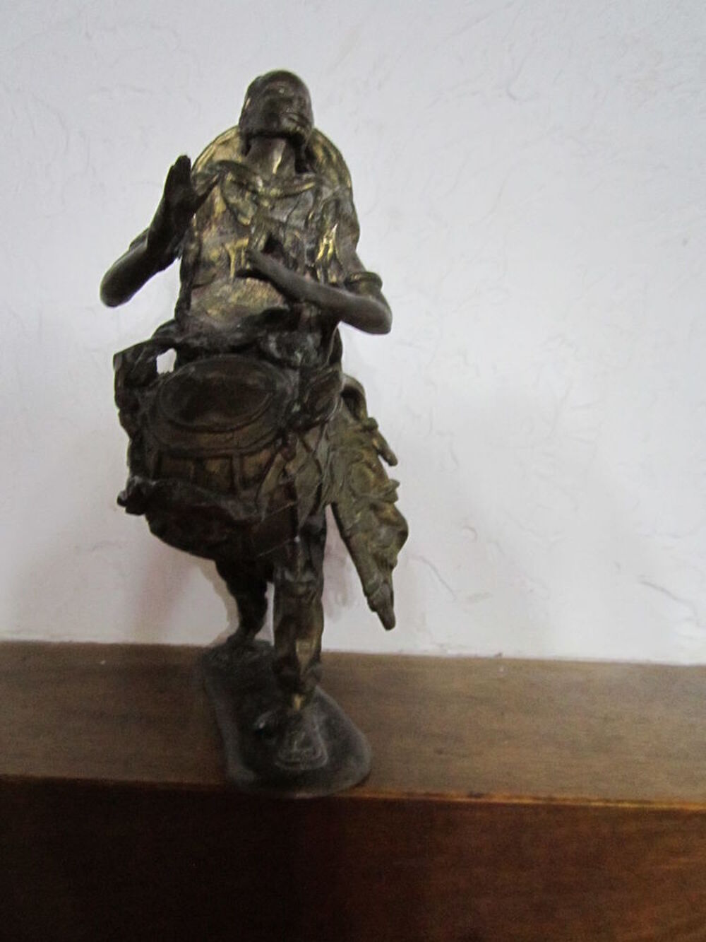 statue africaine en bronze Décoration