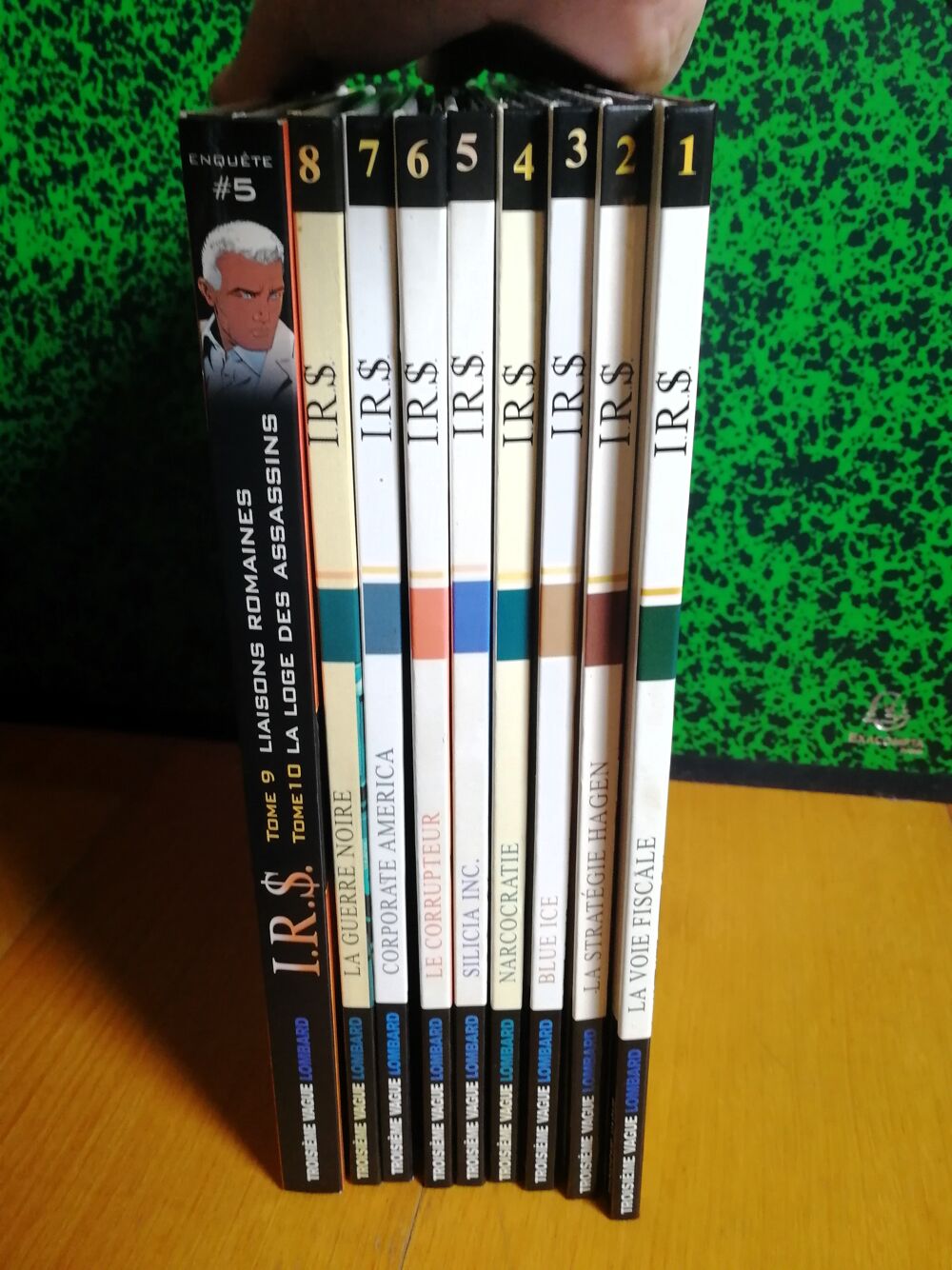 I.R.$. - Lot des albums 1 &agrave; 10 en &eacute;dition originale Livres et BD