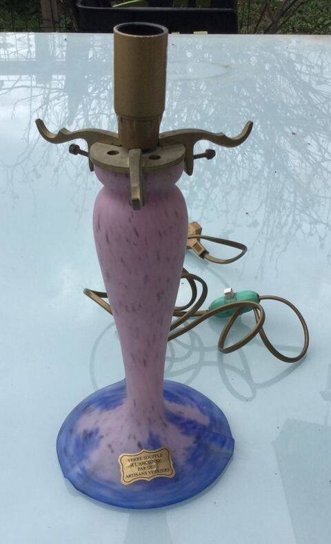 Pied de lampe en verre souffl� 65 Toulouse (31)