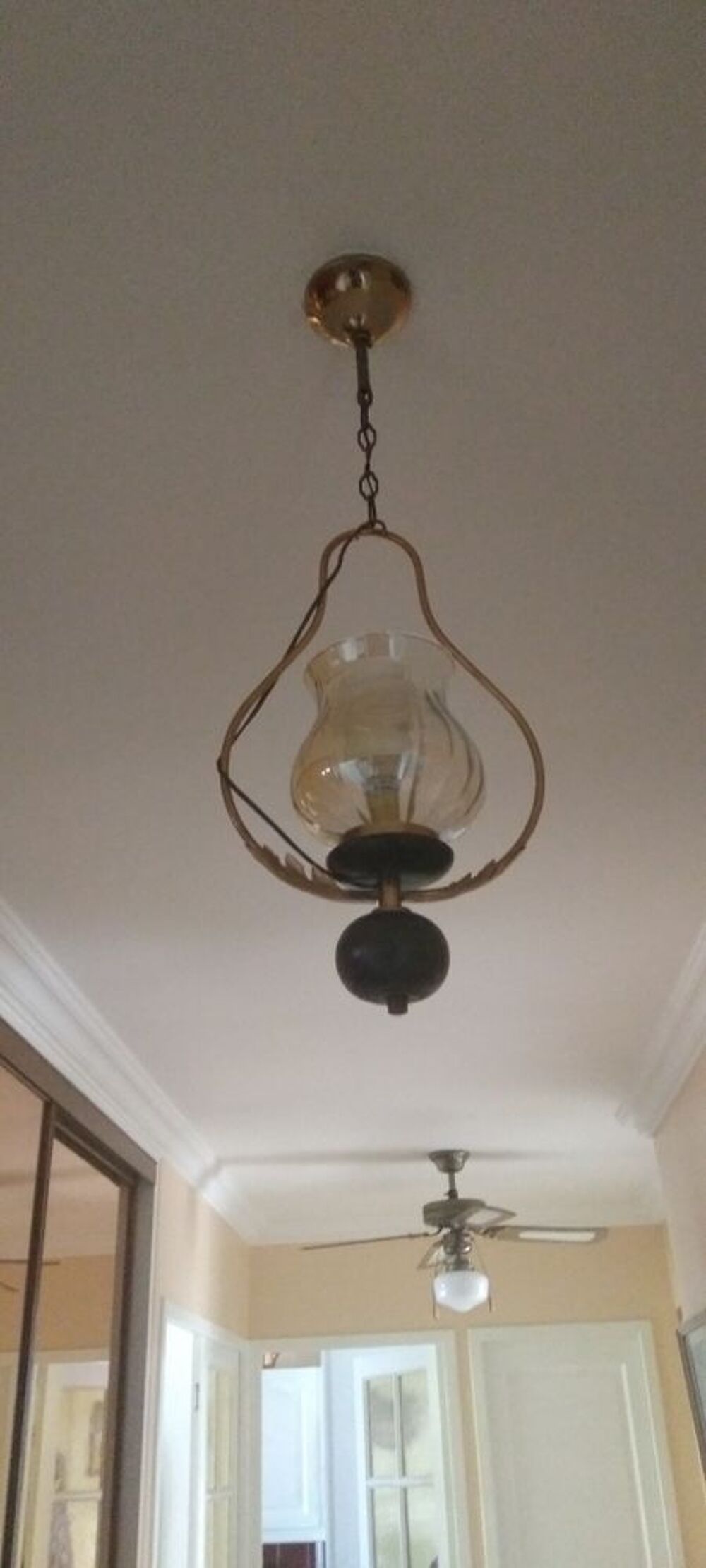 Lustre bois Décoration