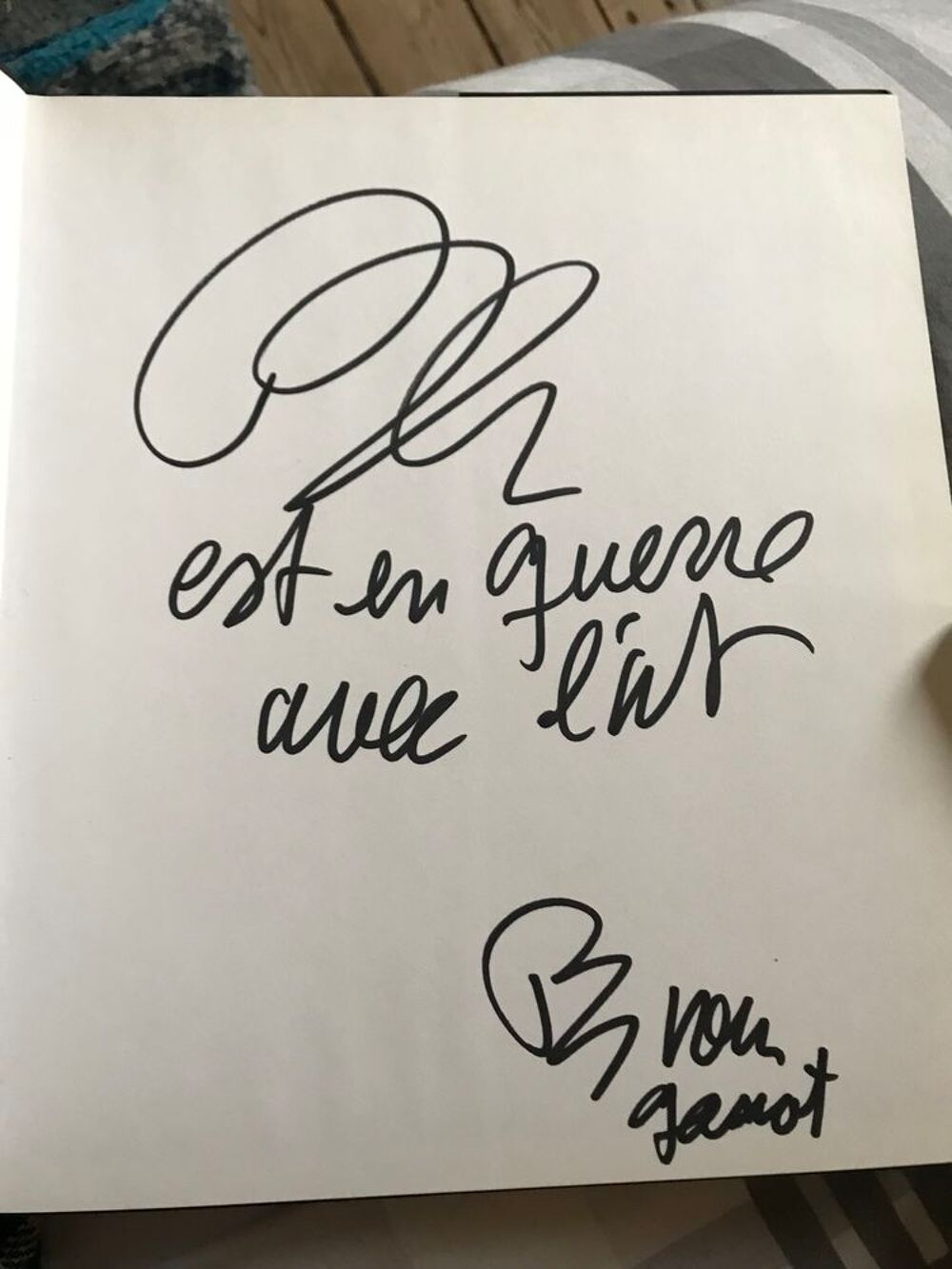 Ben et Combas &nbsp;entre deux guerres&nbsp; d&eacute;dicac&eacute; Livres et BD