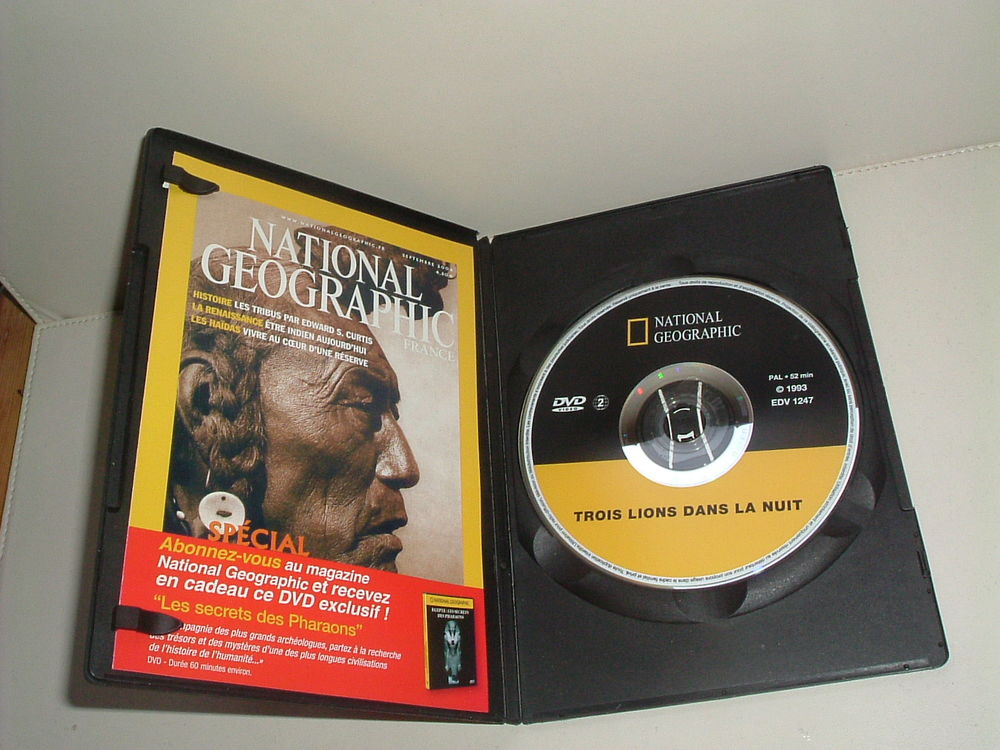 DVD reportage Trois Lions dans la nuit DVD et blu-ray