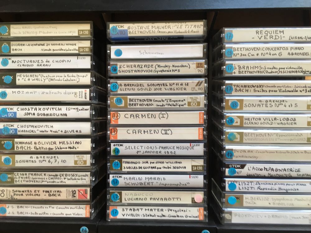 Cassettes audio enregistr&eacute;es d'excellente qualit&eacute;. Audio et hifi