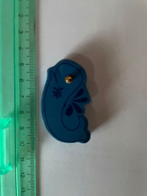 Gomma gomme eraser collection baleine plate bleu 5 Bures-sur-Yvette (91)