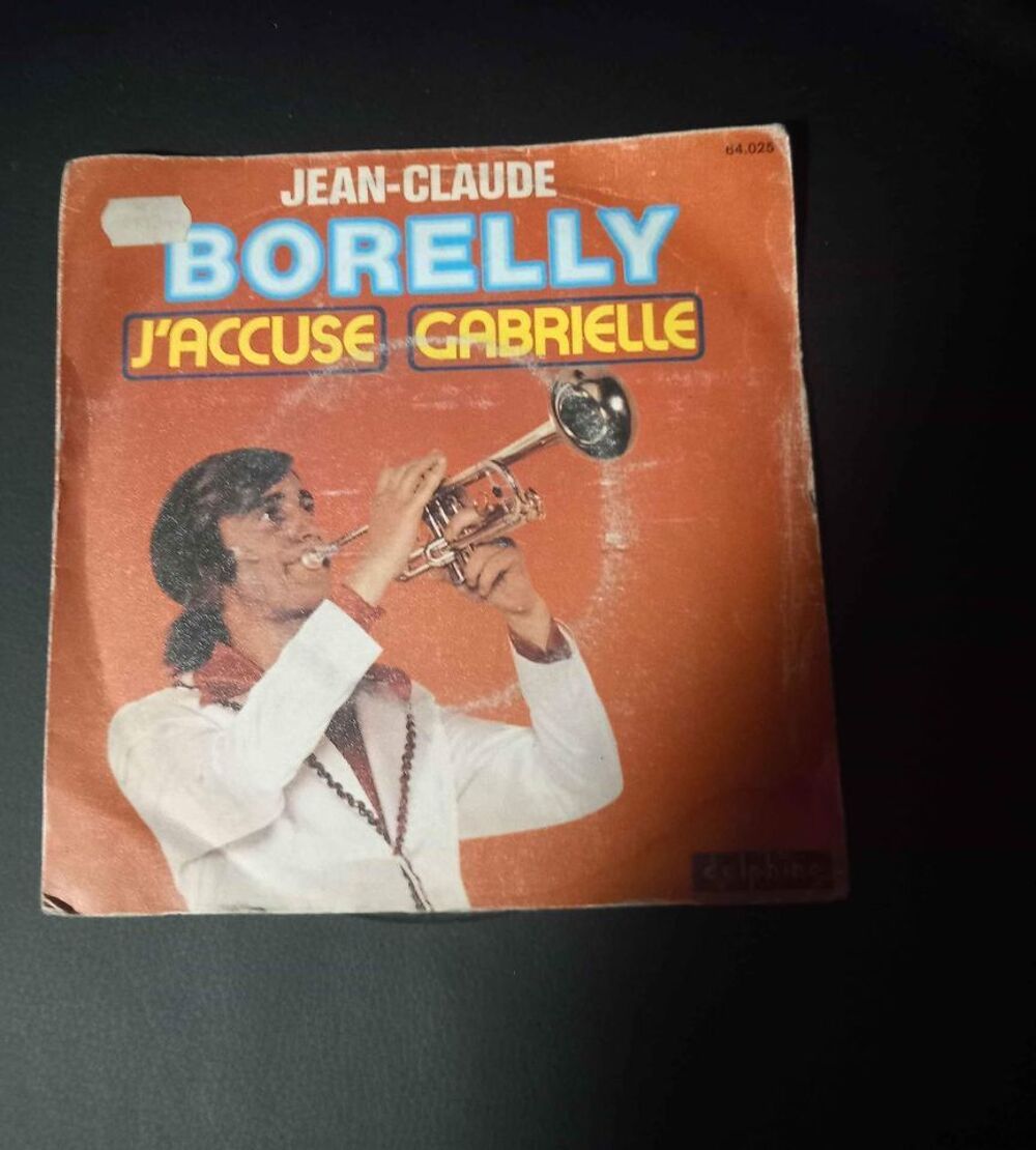 45 Tours Jean-Claude Borelly j'accuse CD et vinyles