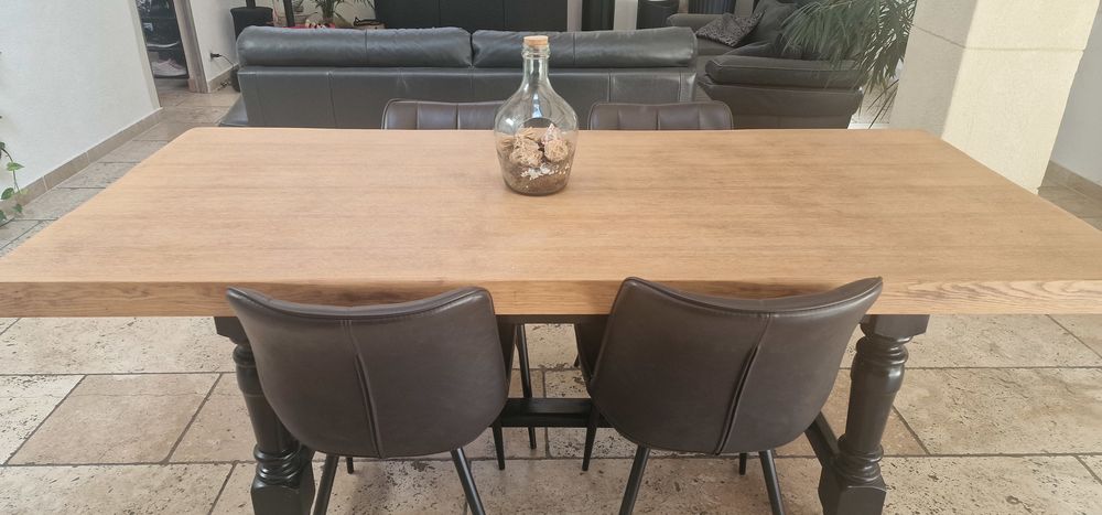 Table Plateau Ch&ecirc;ne Meubles