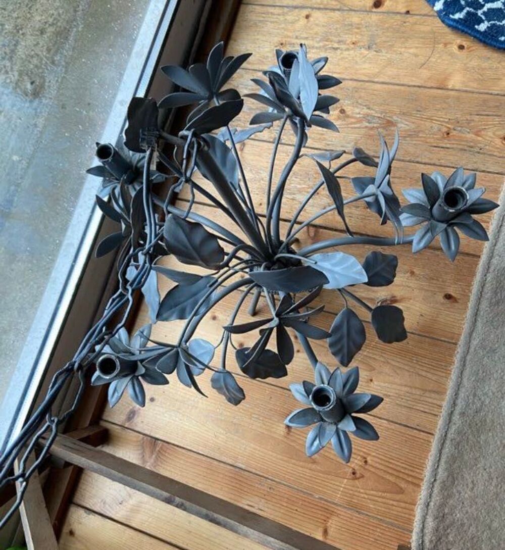 lustre floral Décoration