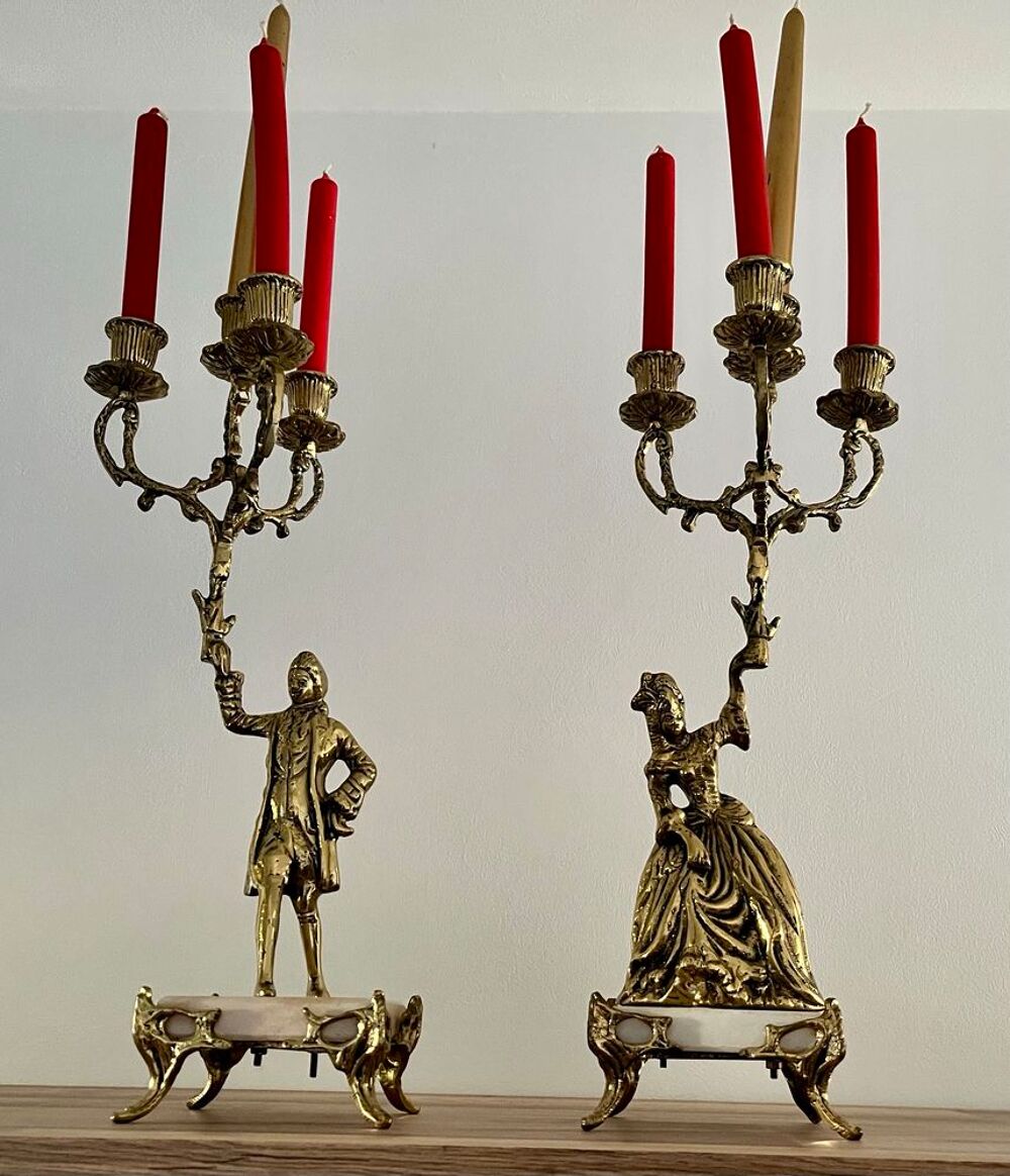2 cand&eacute;labres Dcoration