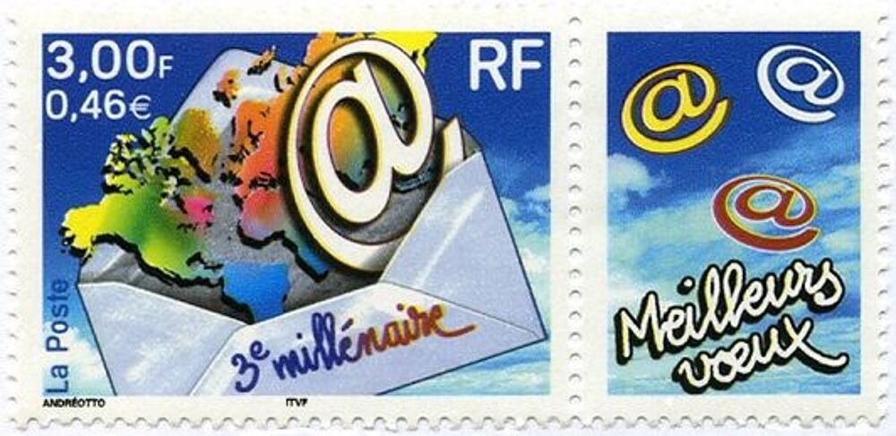 TIMBRE PERSONNALISE DE2000 
